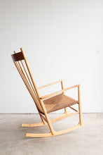 Danish Modern Rocking Chair by Hans Wegner, Model J16 / MCM Vintage Made in Denmark
