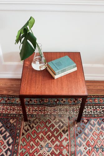 Danish Modern Side Table - by Hans Olsen for Finn Lindebo Hansen Made in Denmark c 1960's