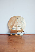 Metal Wall Art Sailboat signed Stewart Hurd 1985