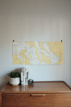 Vintage Map Straight of Juan De Luca