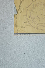 Vintage Map Straight of Juan De Luca