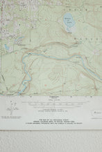 Vintage USGS Forestry Map - 1990, Hobart, WA - vintage home decor camping map chart Washington