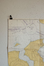 Vintage Map Straight of Juan De Luca