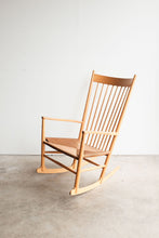 Danish Modern Rocking Chair by Hans Wegner, Model J16 / MCM Vintage Made in Denmark