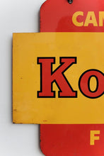 Vintage Kodak Film Sign - Porcelain Double Sided Film Camera Hanging Store Signage Americana