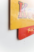 Vintage Kodak Film Sign - Porcelain Double Sided Film Camera Hanging Store Signage Americana