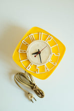 MCM Wall Clock by General Electric / Yellow wall clock /