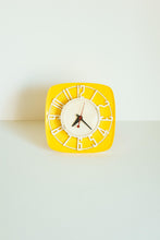 MCM Wall Clock by General Electric / Yellow wall clock /