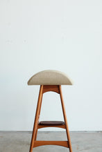 Pair Erik Buch Stool / Teak and Rosewood / OD Mobler Made in Denmark / MCM