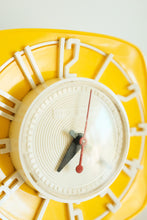 MCM Wall Clock by General Electric / Yellow wall clock /