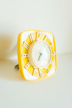 MCM Wall Clock by General Electric / Yellow wall clock /