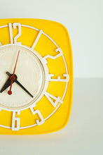 MCM Wall Clock by General Electric / Yellow wall clock /