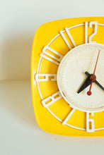 MCM Wall Clock by General Electric / Yellow wall clock /