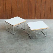 Vintage Herman Miller Eames LTR Wire Mesh Tables - Original Pair, Mid Century