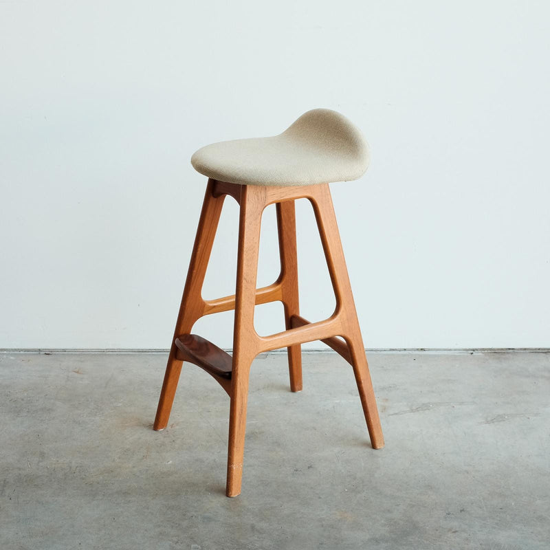 Erik Buch Stool / Teak and Rosewood / OD Mobler Made in Denmark