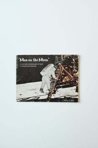 Vintage Space Man on the Moon Book/ Collectors Edition/ 1969