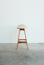 Pair Erik Buch Stool / Teak and Rosewood / OD Mobler Made in Denmark / MCM