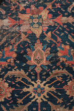 Antique Persian Malayer Rug with Geometric and Herati Floral Motifs from the Late 19th - Early 20th Century