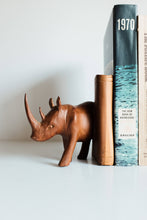 Mid Century Rhino Bookends