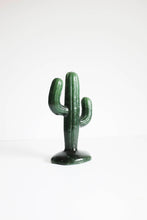 Vintage Cactus Candle -  unlit wick, solid wax