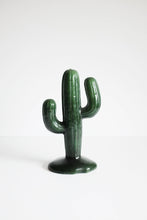 Vintage Cactus Candle -  unlit wick, solid wax