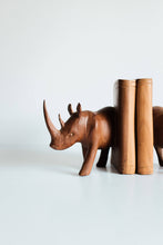 Mid Century Rhino Bookends