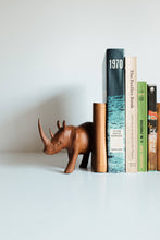 Mid Century Rhino Bookends