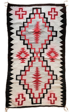 Antique Navajo Rug - 4x6 Klagetoh c. 1940 / Southwest Navajo Weaving