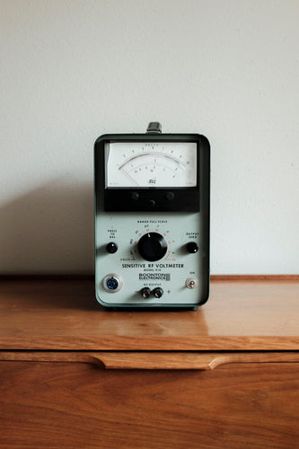 1960's Voltmeter by Boomtron Electronics / Industrial Decor / MCM