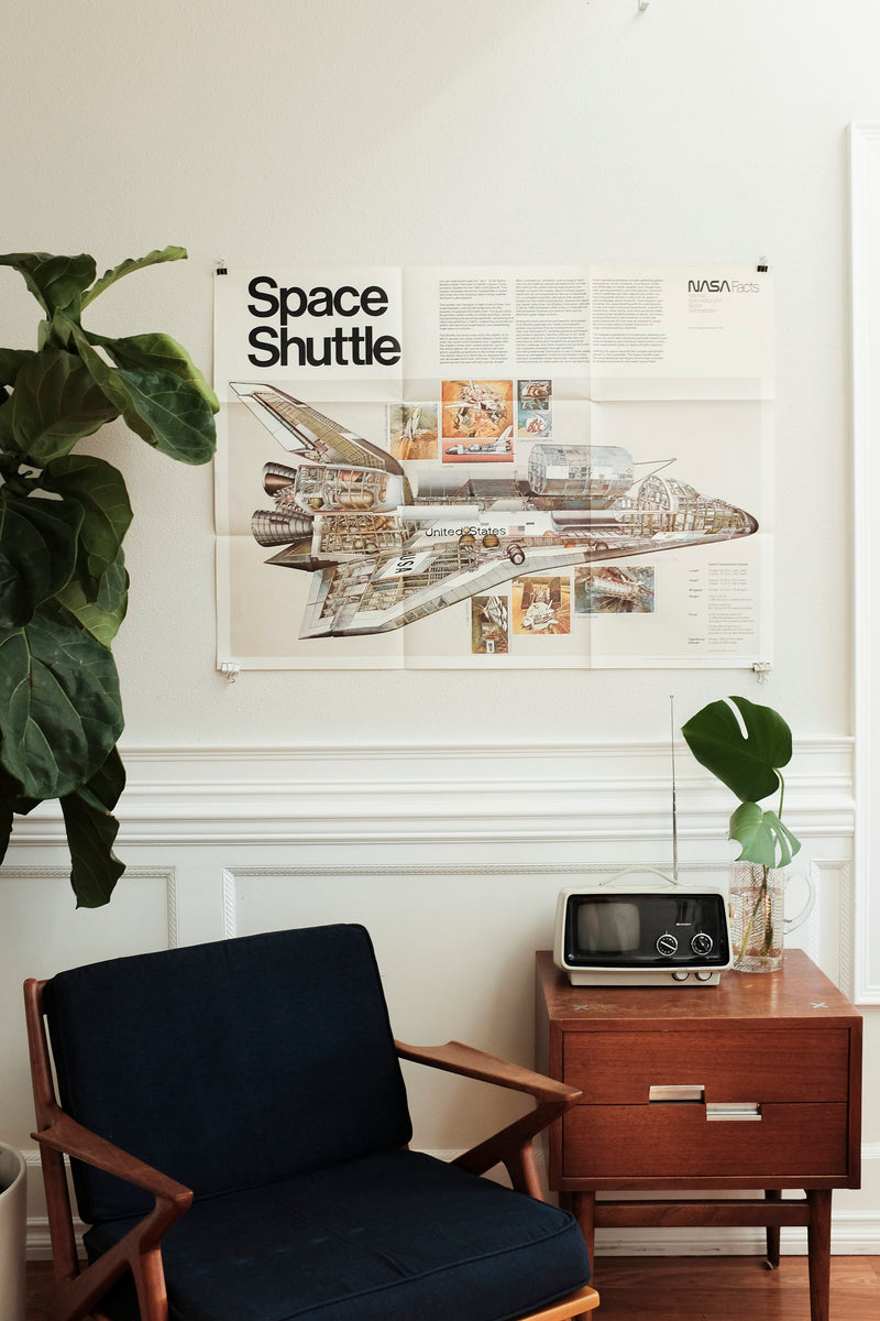 希少 NASA Space Shuttle 特大ポスター 1978年 希少 NASA Space Shuttle 特大ポスター 1978年 希少 NASA Space