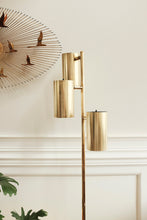 Mid Century Brass Koch and Lowy Floor Lamp / Adjustable Brass Floor Reading Lamp 1960s / MCM Lamp / Brass Lamp