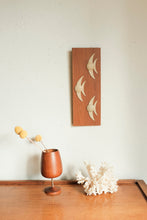 Vintage Fish wall hanging Wood with raised images