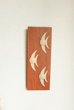 Vintage Fish wall hanging Wood with raised images
