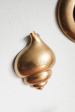 Brass Shell Wall Hanging Pair