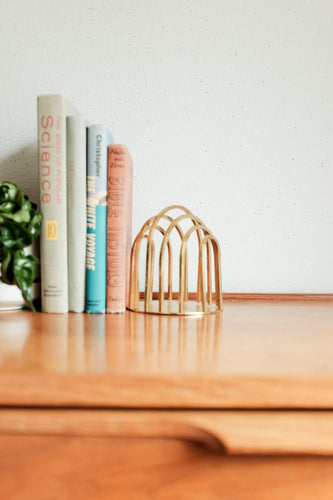Brass Desk Organizer