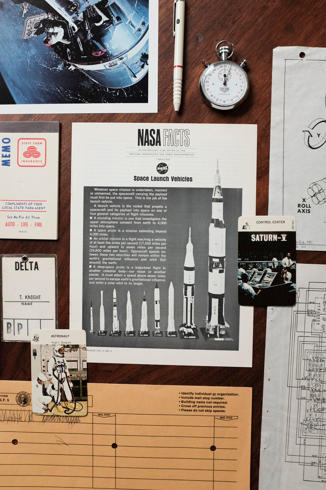 1967 Nasa Spacecraft vehicles fact sheet