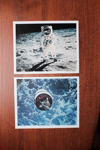 Vintage official Nasa pictures -set of 2
