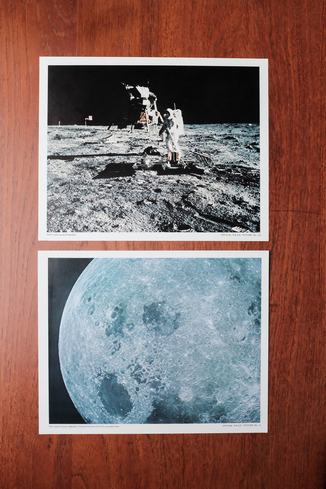 Vintage official Nasa pictures  - set of 2