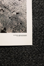 Large Nasa Print Astronaut Aldrin Experiments on the Moon Vintage