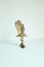 Flying Brass Eagle on Branch
