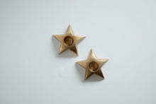 Brass Star Candle Holders