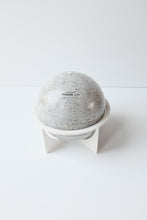 Vintage Lunar / Moon globe with stand - tin  6 inch