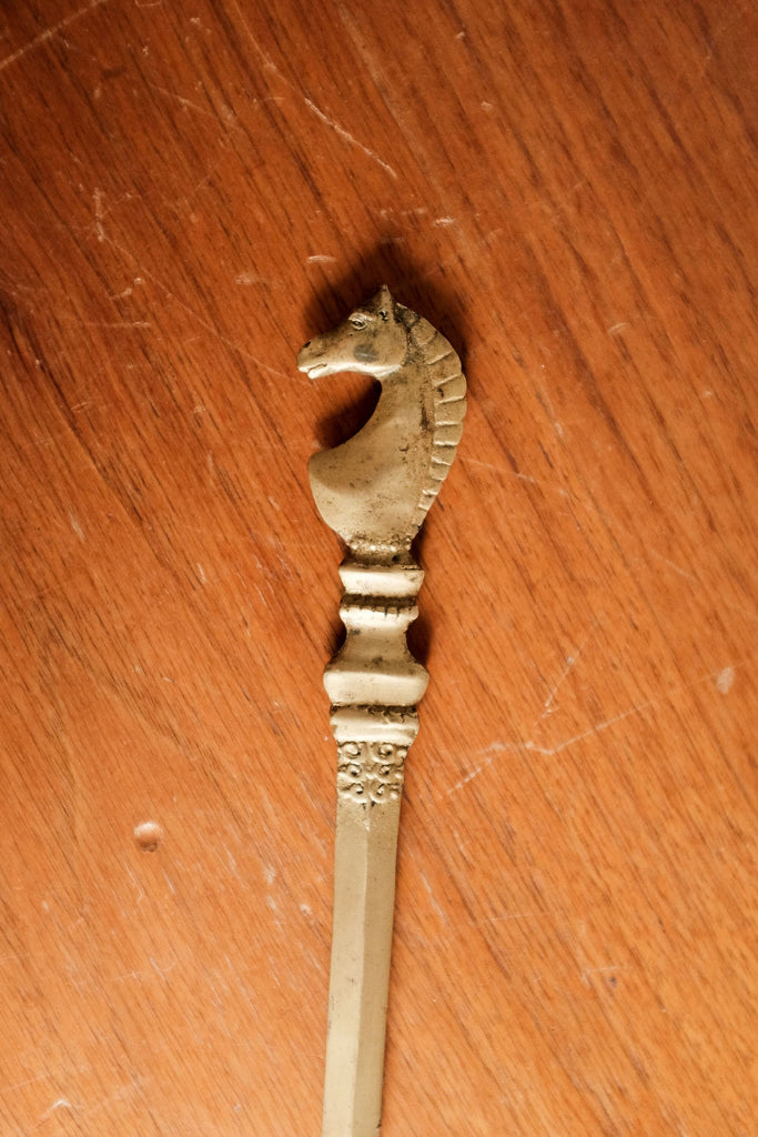 Brass Horse Letter Opener MicroscopeTelescope