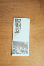 Vintage NASA Films Pamphlet