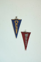 Mini Vintage Pennant California Blue and yellow