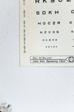 Vintage Optometry Clinic Chart