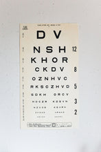 Vintage Optometry Clinic Chart