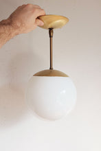 Midcentury Hanging Globe Pendant