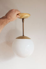 Midcentury Hanging Globe Pendant