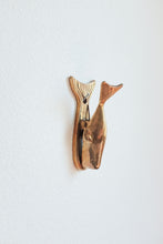 Brass Whale Clip Wall Hanging